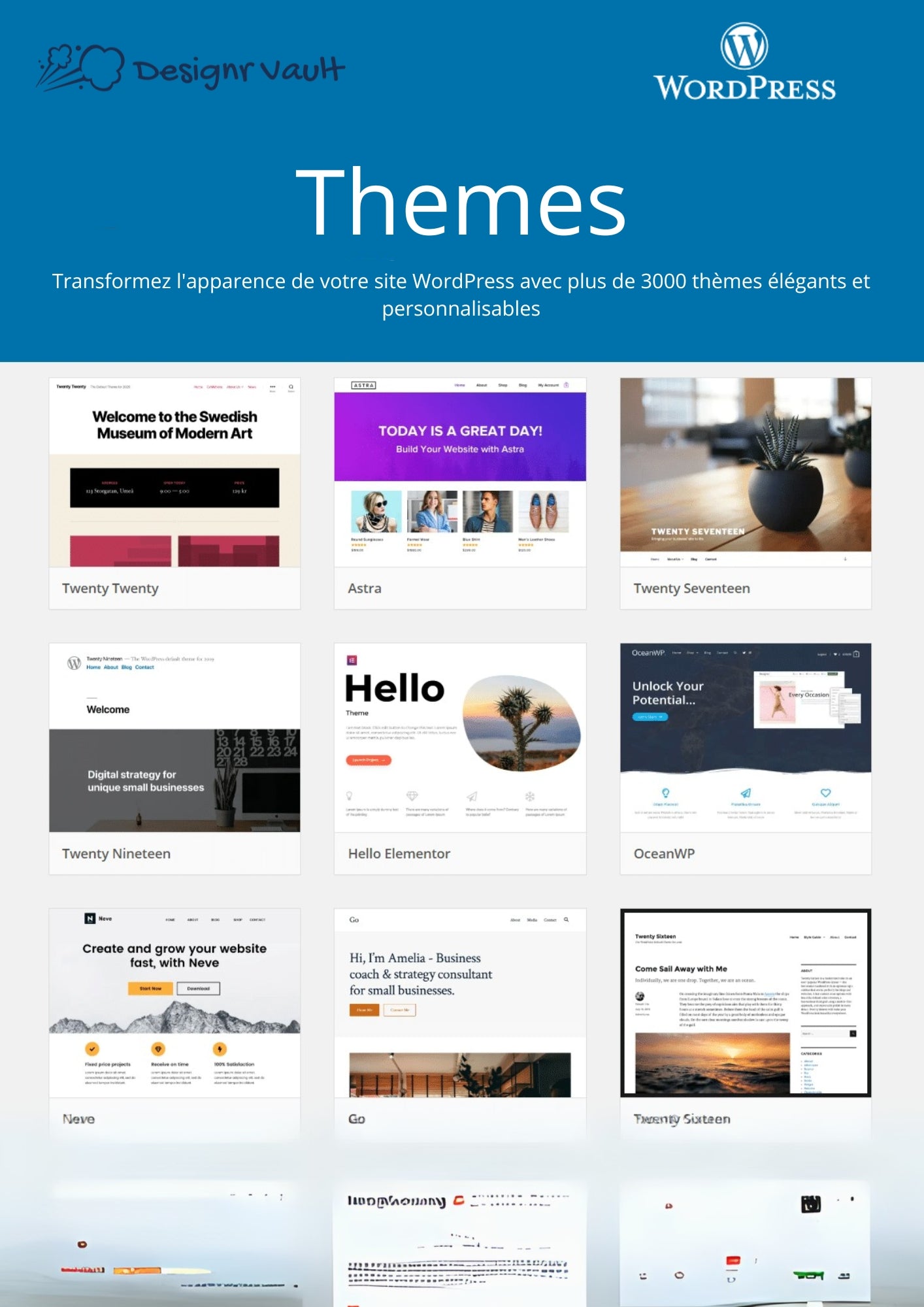 3 000+ Thèmes Personnalisés – Le Pack Complet pour Sites Web Modernes