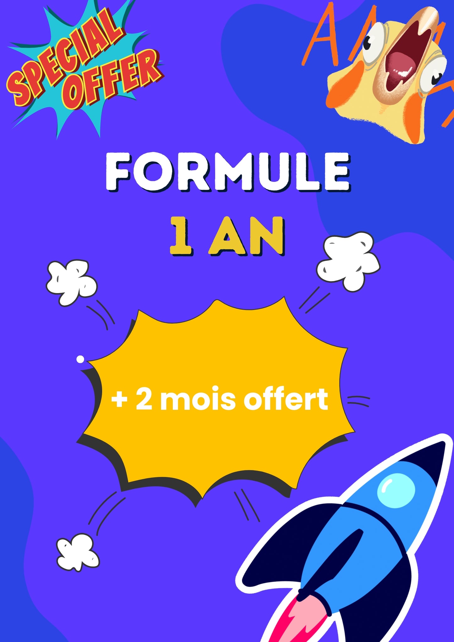Formule Annuelle + 2 mois offerts